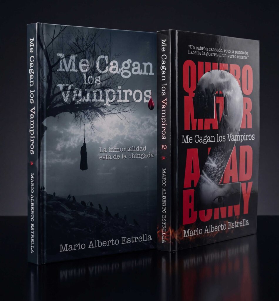 Saga completa Me Cagan Los Vampiros libros I y II edición impresa